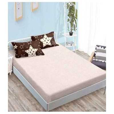 Lenjerie de pat bumbac finet cu elastic – 6 piese | 16671-TL