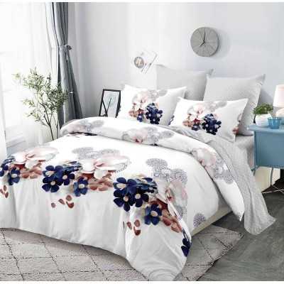 Lenjerie de pat bumbac finet cu elastic – 6 piese | 16674-TL