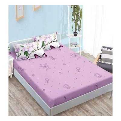 Lenjerie de pat bumbac finet cu elastic – 6 piese | 16675-TL