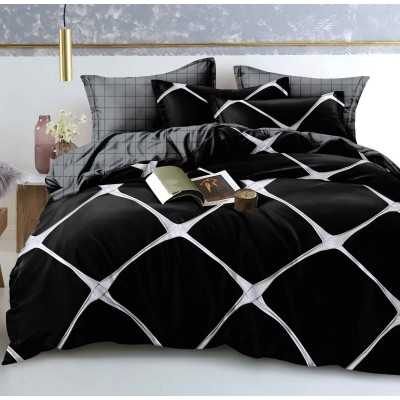 Lenjerie de pat bumbac finet cu elastic – 6 piese | 16676-TL