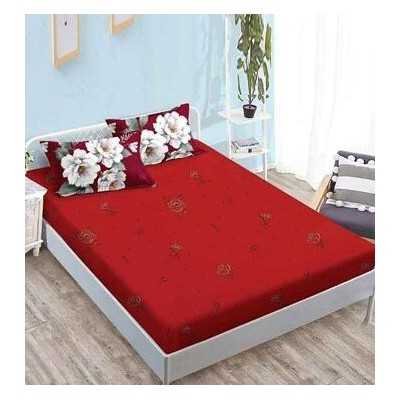 Lenjerie de pat bumbac finet cu elastic – 6 piese | 16681-TL