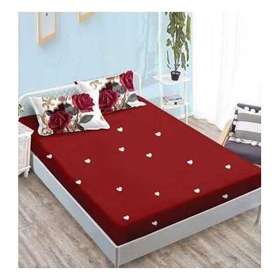 Lenjerie de pat bumbac finet cu elastic – 6 piese | 16684-TL