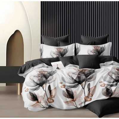 Lenjerie de pat bumbac finet cu elastic – 6 piese | 16695-TL