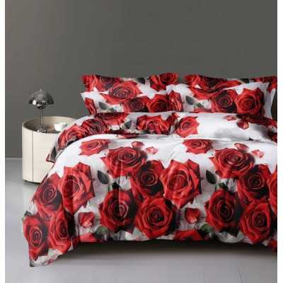 Lenjerie de pat bumbac satinat – gama Luxury – 4 piese | 16784-TL