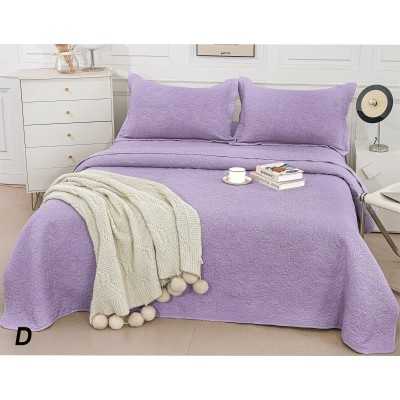 Cuvertura de pat bumbac satinat – 3 piese | 16837-P