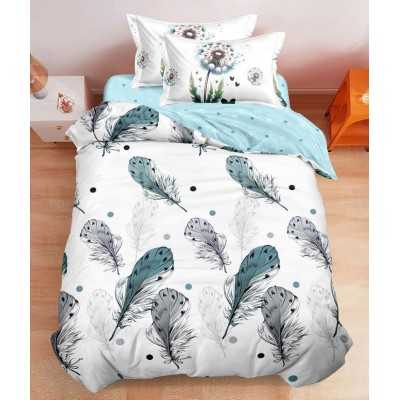 Lenjerie de pat finet 1 persoana – cu elastic – 4 piese | 16862-V