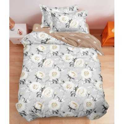 Lenjerie de pat finet 1 persoana – cu elastic – 4 piese | 16867-V