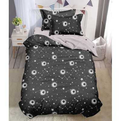 Lenjerie de pat finet 1 persoana – cu elastic – 4 piese | 16877-V