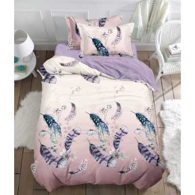 Lenjerie de pat finet 1 persoana – cu elastic – 4 piese | 16878-V