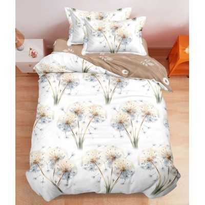 Lenjerie de pat finet 1 persoana – cu elastic – 4 piese | 16879-V