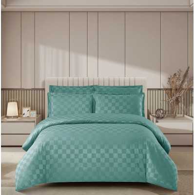 Lenjerie de pat damasc Luxury hotelier – cu elastic – 4 piese | 16942-PR