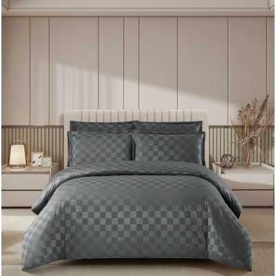 Lenjerie de pat damasc Luxury hotelier – cu elastic – 4 piese | 16946-PR