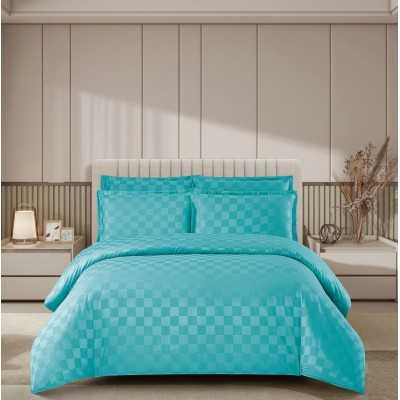 Lenjerie de pat damasc Luxury hotelier – cu elastic – 4 piese | 17024-PR