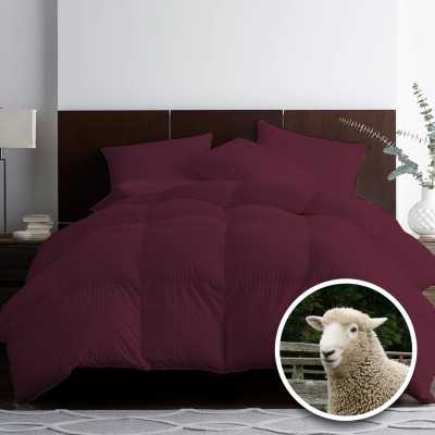 Pilota Matlasata Lana Damasc 100% natural – de iarna – Mov | 4258-R