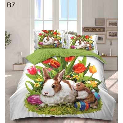 Lenjerie de pat bumbac finet – 6 piese | 54884-SE