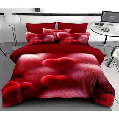 Lenjerie de pat bumbac finet – 6 piese cu elastic | 59884-SE