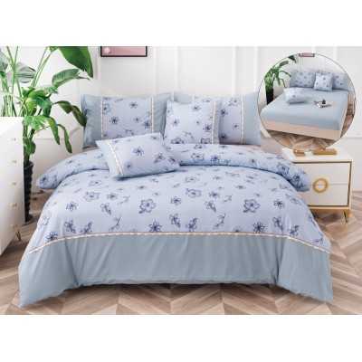 Lenjerie de pat bumbac neted fin la cutie | 14505-P