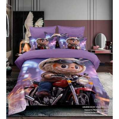 Lenjerie de pat finet Premium - cu elastic 1 persoana – 4 piese