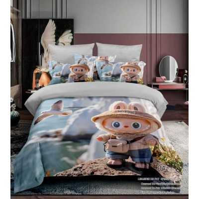 Lenjerie de pat finet Premium - cu elastic 1 persoana – 4 piese