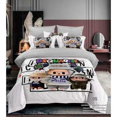 Lenjerie de pat finet Premium - cu elastic 1 persoana – 4 piese