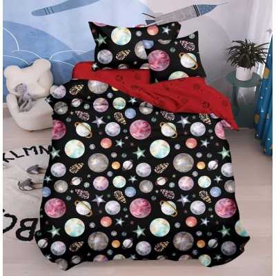 Lenjerie de pat finet cu elastic 1 persoana – 4 piese | 4309-C