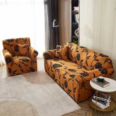 Husa canapea 2/3 locuri + husa fotoliu – material elastic | 4405-J