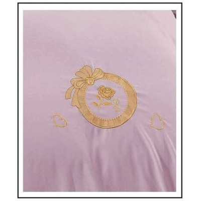 Lenjerie de pat bumbac finet Brodat de Lux – 4 piese | 6105-SE