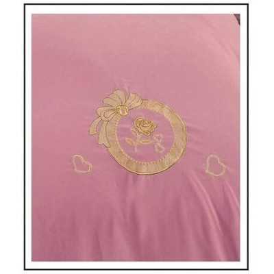 Lenjerie de pat bumbac finet Brodat de Lux – 4 piese | 6107-SE