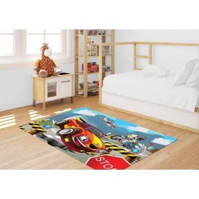 Covor Camera Copii, Design Masinuta, Antiderapant | 6741
