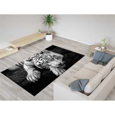 Covor Camera Copii, Design 3D, Tigru, Antiderapant | 6750