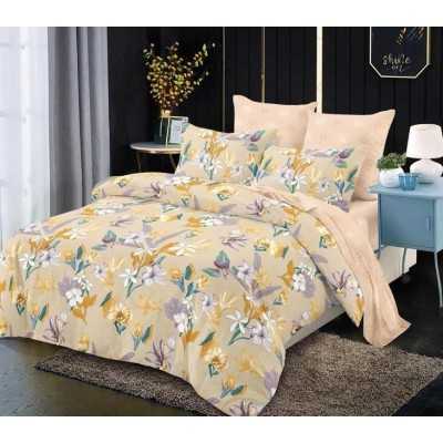 Lenjerie de pat bumbac finet cu elastic – 6 piese | 6836-V