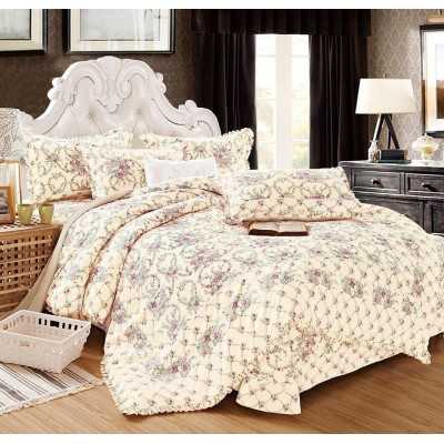 Lenjerie de pat bumbac Brodat – 4 piese | 7075-VH