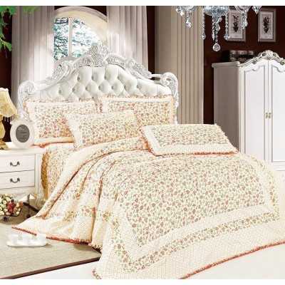 Lenjerie de pat bumbac Brodat – 4 piese | 7084-VH