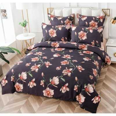 Lenjerie de pat bumbac finet cu elastic – 6 piese | 7301-P