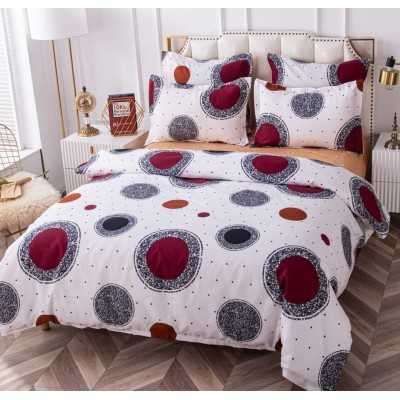 Lenjerie de pat bumbac finet cu elastic – 6 piese | 7307-P