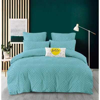 Lenjerie de pat bumbac Brodat cu Smocuri – 6 piese | 7400-VH