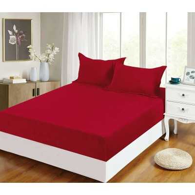 Husa de pat frotir uni – 3 piese | 7724-D