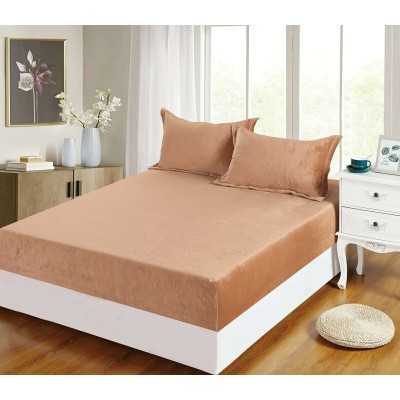 Husa de pat frotir uni – 3 piese | 7725-D