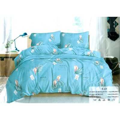 Lenjerie de pat microfibra 1 persoana – 3 piese | 7748-D