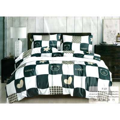 Lenjerie de pat microfibra 1 persoana – 3 piese | 7750-D