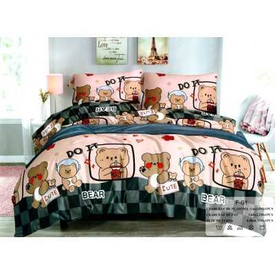 Lenjerie de pat microfibra 1 persoana – 3 piese | 7755-D