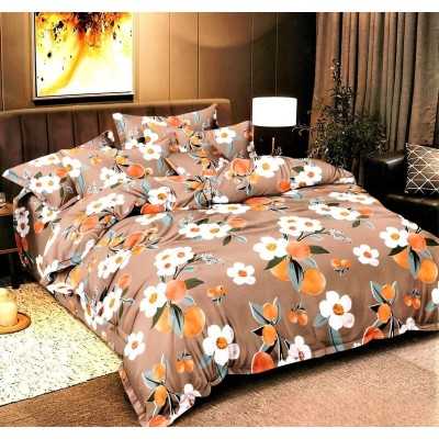 Lenjerie de pat bumbac satinat – 4 piese | 7836-D