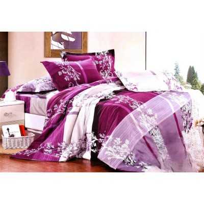 Lenjerie de pat bumbac satinat – 4 piese | 7852-D