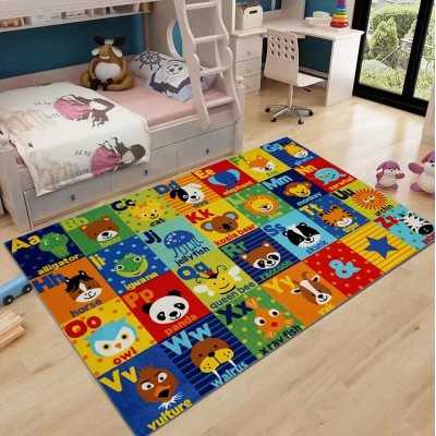 Covor Camera Copii, Multicolor, Antiderapant | 8663-C