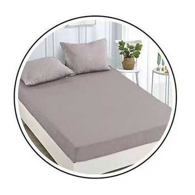 Lenjerie de pat damasc premium cu elastic ( fetele de perna corespund cu imaginea ) – 6 piese | 8778-PR