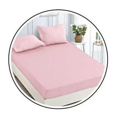 Lenjerie de pat damasc premium cu elastic ( fetele de perna corespund cu imaginea ) – 6 piese | 8779-PR