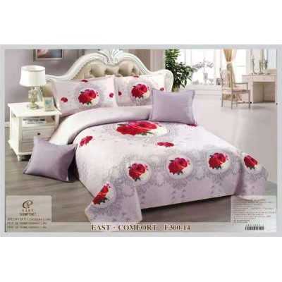 Cuvertura de pat de catifea Deluxe – 5 piese | 9408-CH