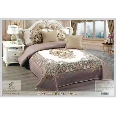 Cuvertura de pat de catifea Deluxe – 5 piese | 9416-CH