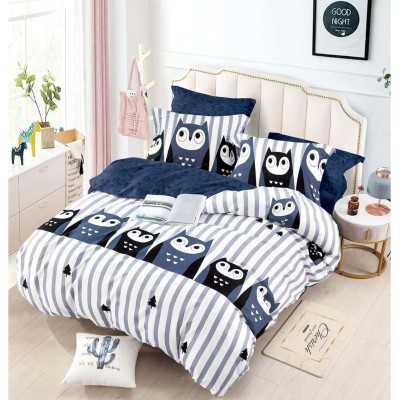 Lenjerie de pat bumbac finet cu elastic – 6 piese | 2141-J