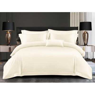 Lenjerie de pat bumbac damasc – Premium – 6 piese | 10810-CL